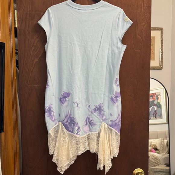 Collina Strada x Puma Floral Dress with Lace Hem - Picture 7 of 7